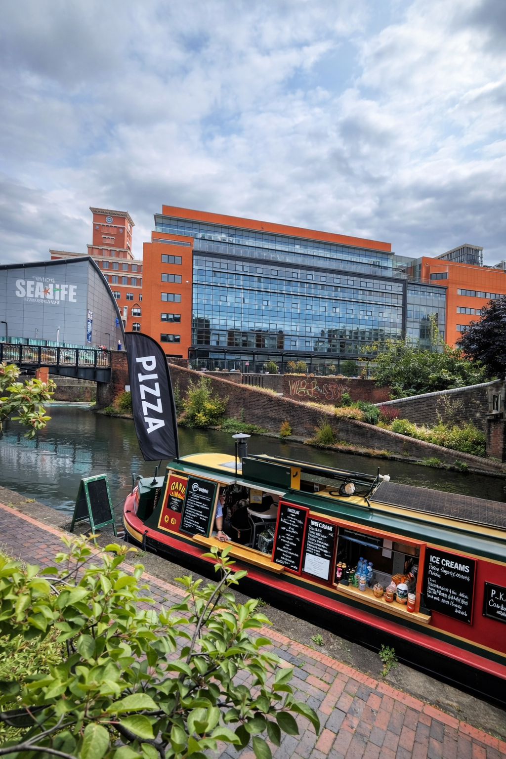 Canal-Side Vegan Food in Birmingham