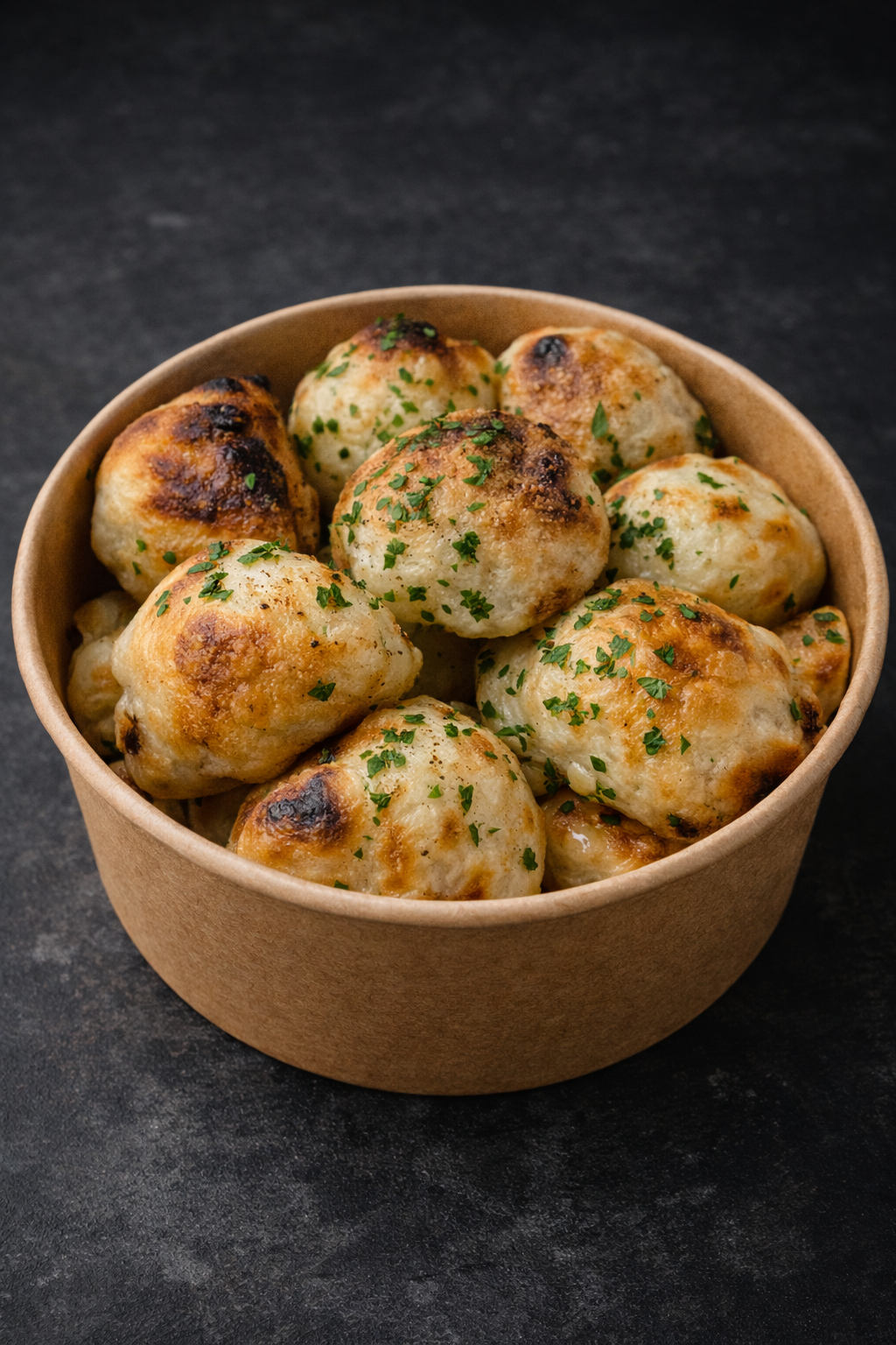 NGCI Garlic Doughballs - Lola the Cafe boat