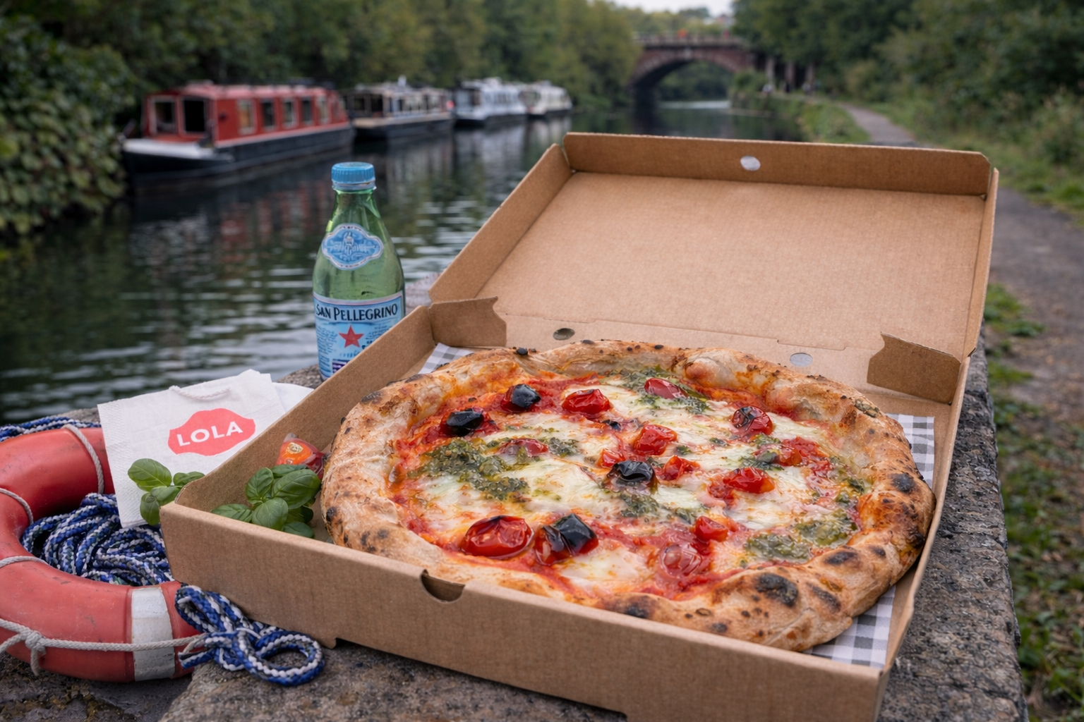 Pesto & Picante Peppers - Lola the Cafe boat